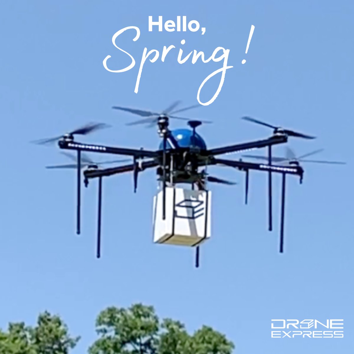 Happy #FirstDayOfSpring ☀️💐 As the warm weather approaches, so do opportunities for expanding #dronedelivery services. 📦 Here's to a season filled with growth and success! Let's connect! Learn more lnkd.in/efgK8k7k or info@droneexpress.com! #flydroneexpress #drones