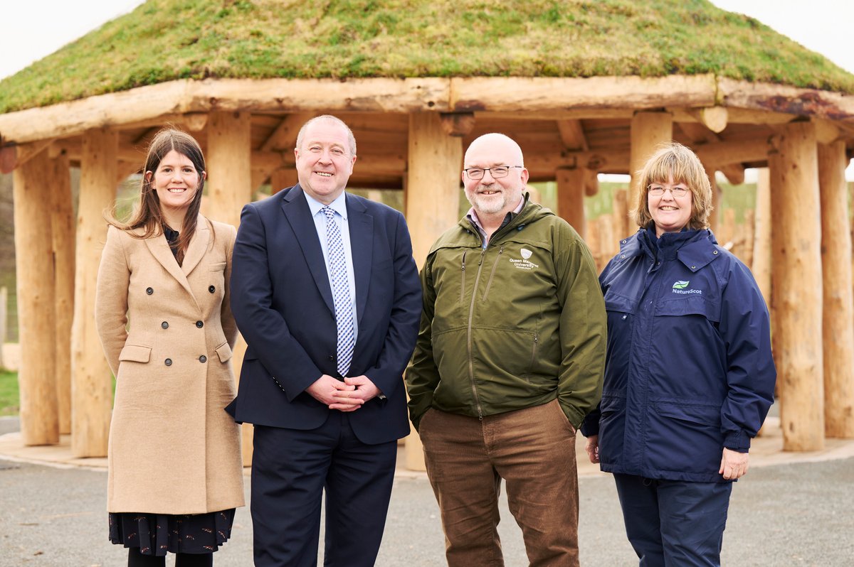 Today @GraemeDeyMSP opened QMU's Outdoor Learning Hub & Discovery Trail - which will improve understanding of outdoor learning for students & the teaching profession, and offers a valuable resource to the local community - ow.ly/PuE050QWKQ9 @ArcDesSco and @NatureScot