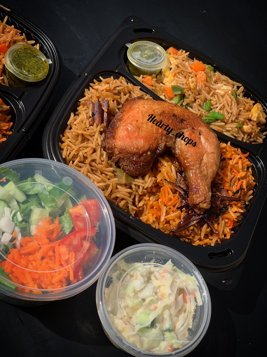 hearty_chops's tweet image. Taking orders for THURSDAY iftar
- chinese fried rice
- Brown rice
- biryani rice
- 1/4 chicken
- Green salad
- Coleslaw
- Zobo
All for N5500

📍: Kano, Nigeria
☎️: 08060834745