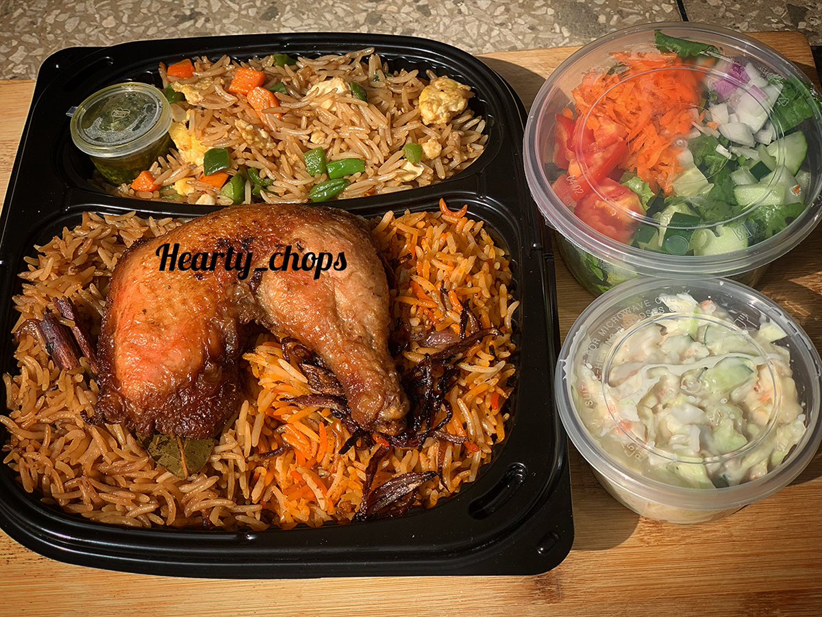hearty_chops's tweet image. Taking orders for THURSDAY iftar
- chinese fried rice
- Brown rice
- biryani rice
- 1/4 chicken
- Green salad
- Coleslaw
- Zobo
All for N5500

📍: Kano, Nigeria
☎️: 08060834745