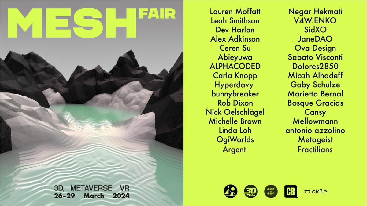 ONE WEEK UNTIL MESHFAIR 👏