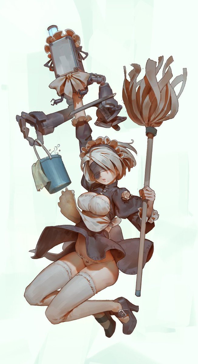 Fan art | NieR: Automata

Artist: @timbougami