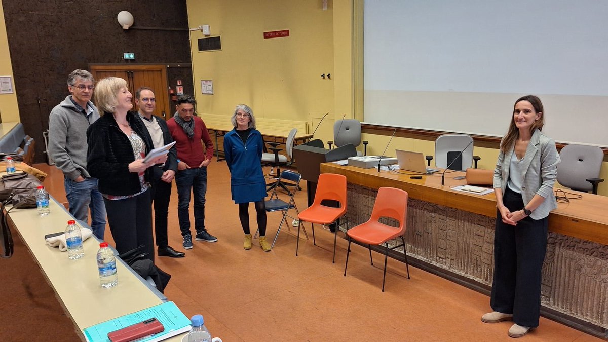 Sylvie Ducreux (@sylvieducreux) on Twitter photo I'm pleased to announce that I was awarded my "Habilitation à diriger des recherches" (#HDR) yesterday.
Many thanks to my jury members, Emmanuelle Canet Soulas, Julien Fauré, Corinne HUCHET, Hamid Moha ou Maati, Sébastien Roger, and to all my colleagues <a href="/LaboratoryIris/">IRIS Team Carmen Laboratory</a> I'm pleased to announce that I was awarded my "Habilitation à diriger des recherches" (#HDR) yesterday.
Many thanks to my jury members, Emmanuelle Canet Soulas, Julien Fauré, Corinne HUCHET, Hamid Moha ou Maati, Sébastien Roger, and to all my colleagues <a href="/LaboratoryIris/">IRIS Team Carmen Laboratory</a>