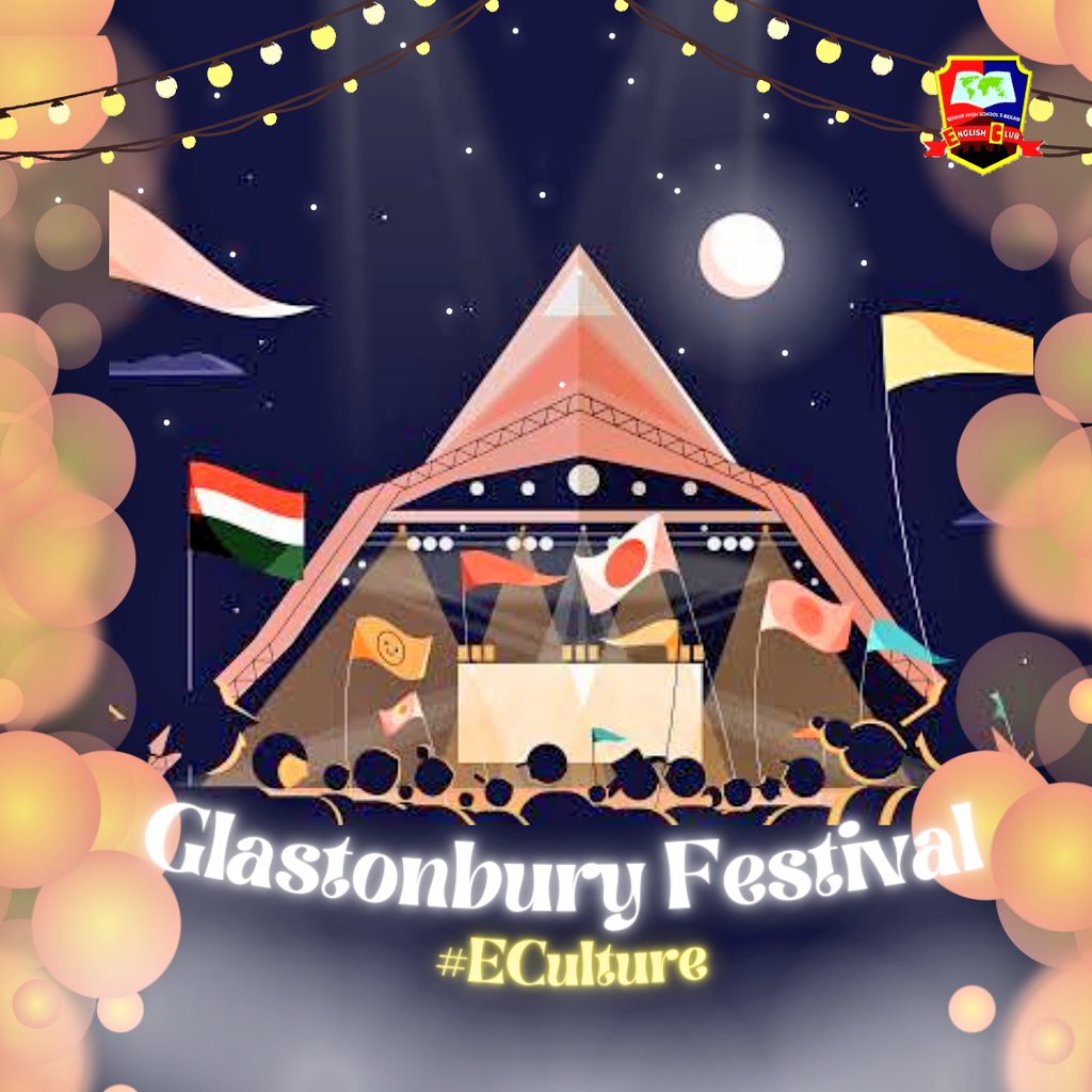 EnglishClub5's tweet photo. Greetings, ECtizens! 🧑🏼‍🚀
It's time for #ECultureDay‼️

🥁 Today’s topic is about Glastonbury Festival in England 🥁 https://t.co/oC7SzdUUKE