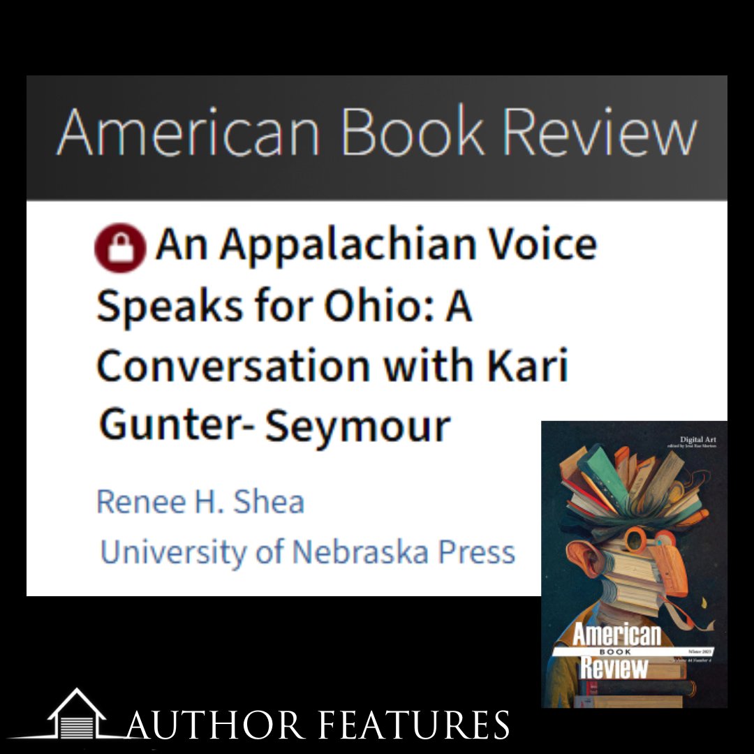 So spectacular to read Kari Gunter-Seymour's sit down with Renee H. Shea of American Book Review! They dove into all about what led to Kari being Ohio Poet Laureate.😍
⠀⠀
Check it out: bit.ly/3TL2YuA
@KGunterSeymour