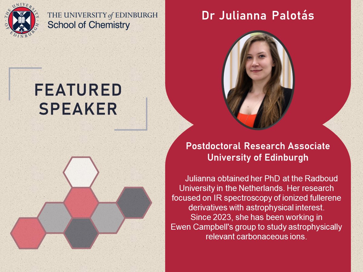 EdiChem Postdoc Committee (@edichempostdocs) on Twitter photo Join us at 4pm tomorrow in T100 for our 2nd postdoc seminar of the year! Our fantastic speakers will be Dr Julianna Palotás from the Campbell group & our new Christina Miller fellow Dr Cate Anstöter (<a href="/CAnstoter/">Cate S. Anstöter</a>) 😀 Join us at 4pm tomorrow in T100 for our 2nd postdoc seminar of the year! Our fantastic speakers will be Dr Julianna Palotás from the Campbell group & our new Christina Miller fellow Dr Cate Anstöter (<a href="/CAnstoter/">Cate S. Anstöter</a>) 😀