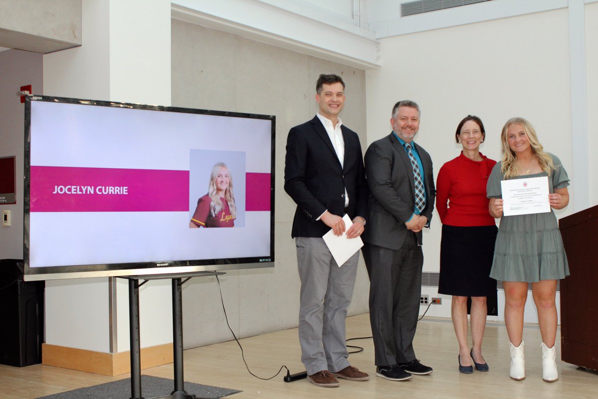 More than a game 🥎👩‍⚕️ 

Congrats to <a href="/jocelyncurrie11/">Jocelyn Currie</a> on your induction into Upsilon Phi Delta’s honor society for healthcare administration!