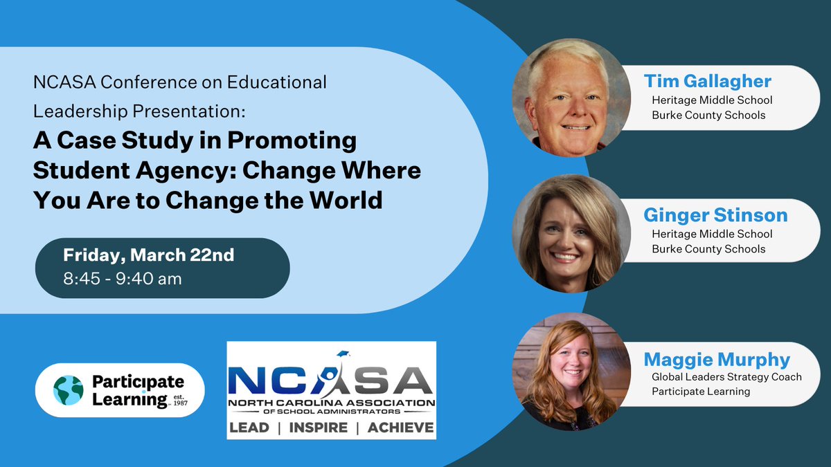 NCASA attendees—don't miss this impactful session on the power of #GlobalEd! 🌎 You'll hear from @ms_maggiemurphy and our partners @HMSGallagher and @ginger_stinson on practical strategies you can implement to increase academic rigor and cultivate durable skills through