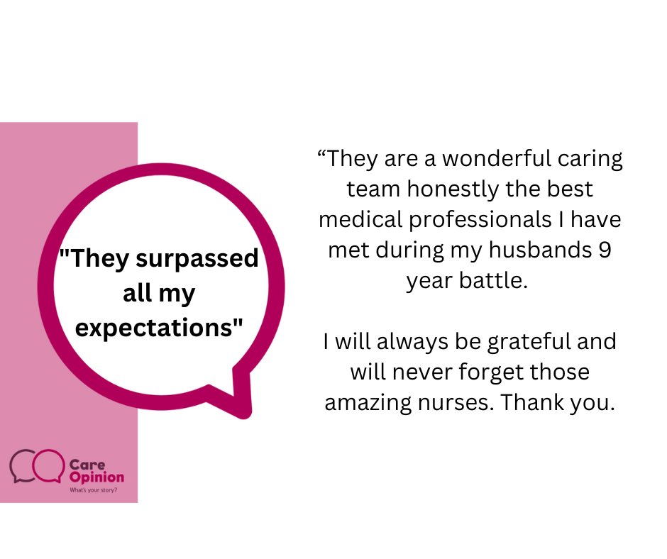 A really touching tribute to three of our DNs on @CareOpinionScot It's clear they've made a huge difference to the family they supported at a really difficult time. Well done Joan, Gillian and Donna 🤩 🤩 🤩 Read the full story at orlo.uk/Ne2K9 @NHSGGC