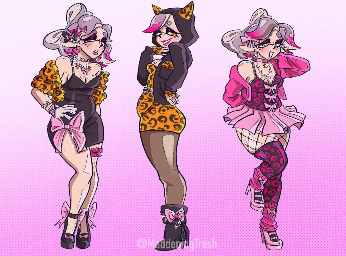 Today’s fashion show features Marie in agejo gyaru attire, you go girl!!!