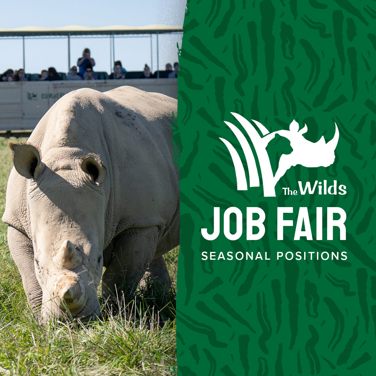 Our next seasonal job fair is happening on Friday, March 22, from 10 a.m. to 2 p.m. at Caldwell Public Library. While the departments in attendance will vary from fair to fair, stop by and learn more about our seasonal opportunities. thewilds.org/job-fairs