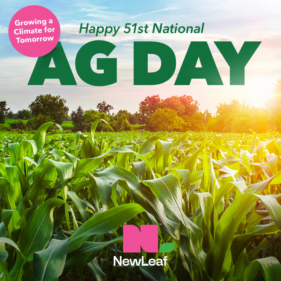 We could not think of a more appropriate theme for #NationalAgDay than Growing a Climate for Tomorrow. PPFMs play a part in helping farmers around the world feed a growing population in a more sustainable way. Cheers to those making measurable impacts! #AgDay2