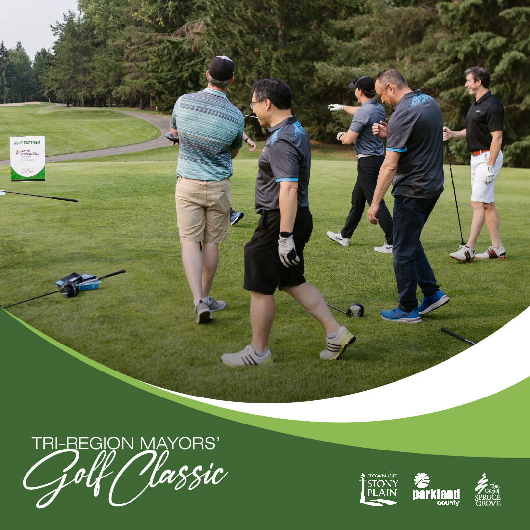 StonyPlainAB's tweet photo. Come join in the fun at the #TriRegion Mayor’s #GolfClassic on July 22 &amp; #support Neighbourlink Parkland while enjoying a day of golf, camaraderie, &amp; regional impact. Learn more in our latest news release: https://t.co/GA2z1Xa9Ge #StonyPlain #SpruceGrove #ParklandCounty https://t.co/T5uqLi2iK1