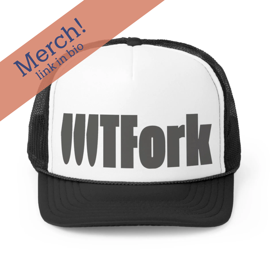 wtforkofficial's tweet image. The WTFork Store is OPEN!!!! Link in bio to order this amazing trucker hat and more! Help spread #foodtruth in the WTFork way! 

Buy here...wtfork.com/store