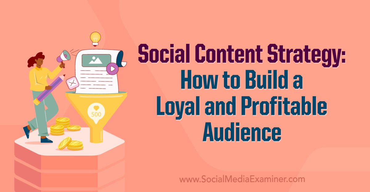 Social Content Strategy: How to Build a Loyal and Profitable Audience bit.ly/3HHQsF3 #socialmedia #marketing #facebookadvertising #instagramads #socialcontent #socialmediamarketing #contentcreator #creativejourney #tumblrmarketing #tumblrbusiness #business