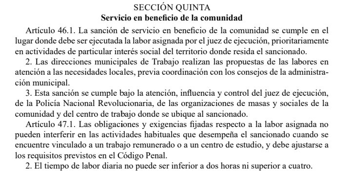 ¿Sabías que en la Ley de Ejecución Penal cubana existe la sanción de servicio en beneficio de la comunidad? ⤵️⤵️⤵️⤵️ #FiscalíaGranma #ProvinciaGranma