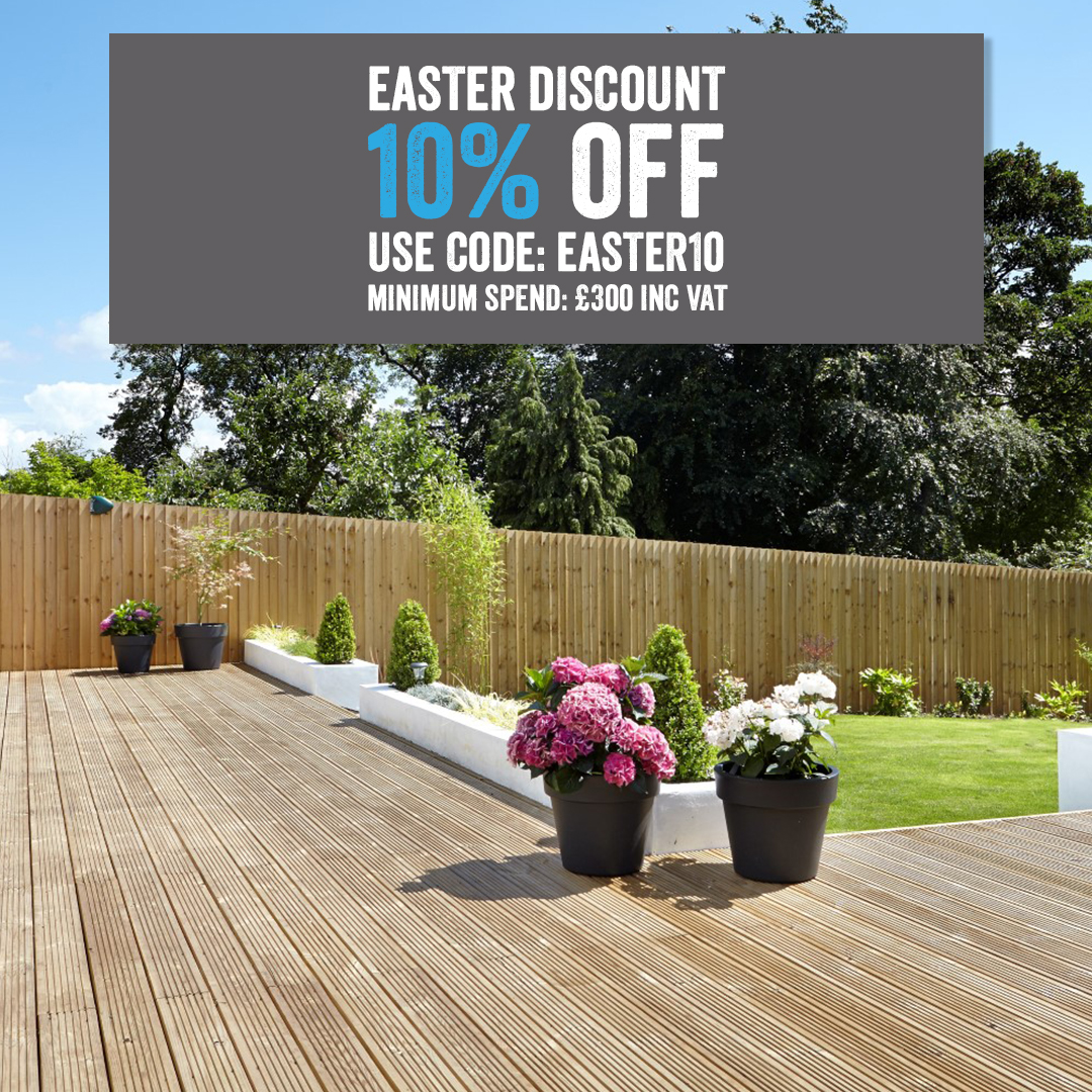 Easter Discount! Get 10% off your entire order when you spend over £300 online. Shop now and Save!
See for more information: thetimbergroup.co.uk/easter10
