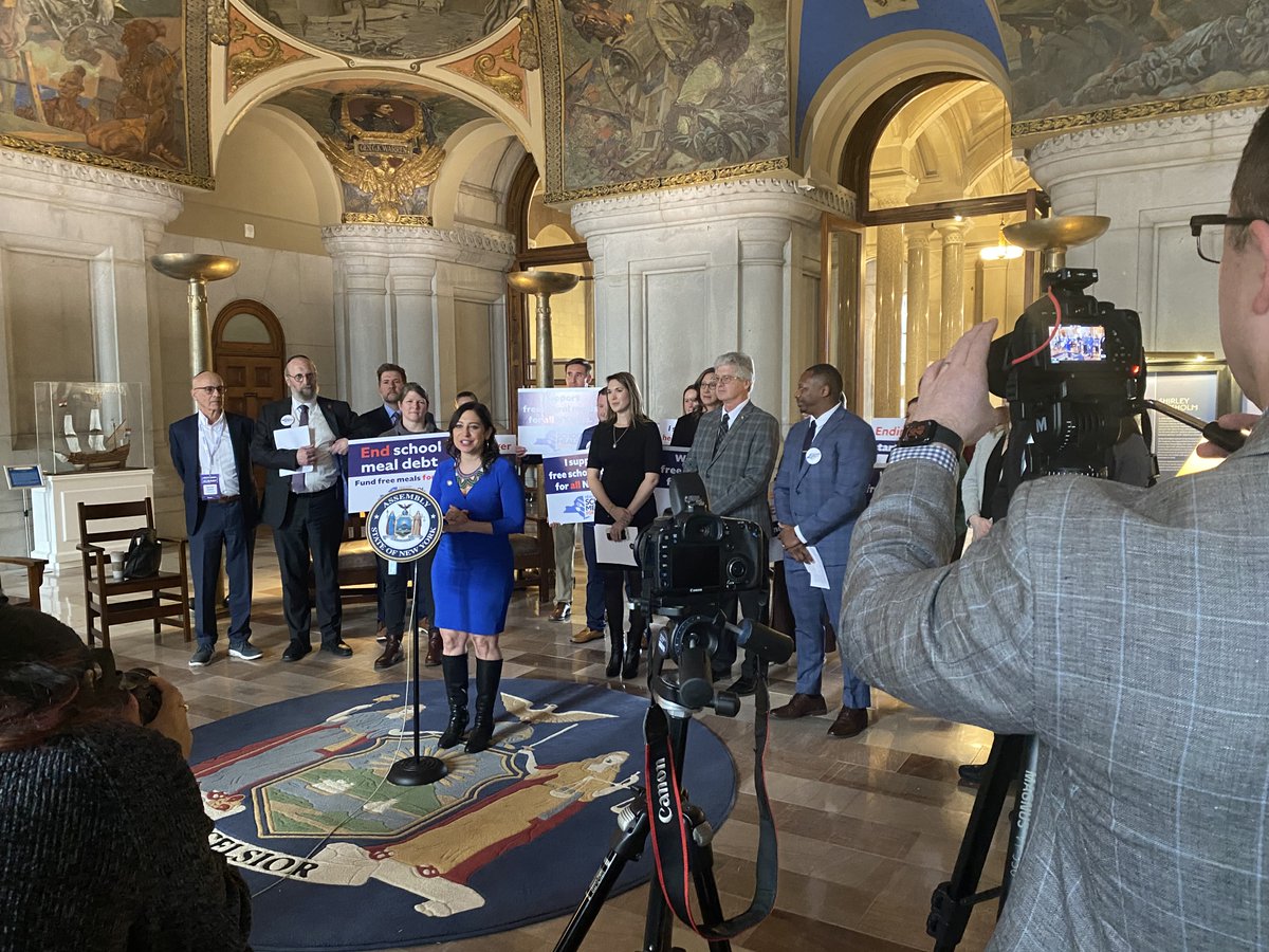 NEDPA was proud to join the School Meals press conference at the Capitol in support of fully funding universal meals. #NationalAgDay #SchoolMeals #EnjoyDairy