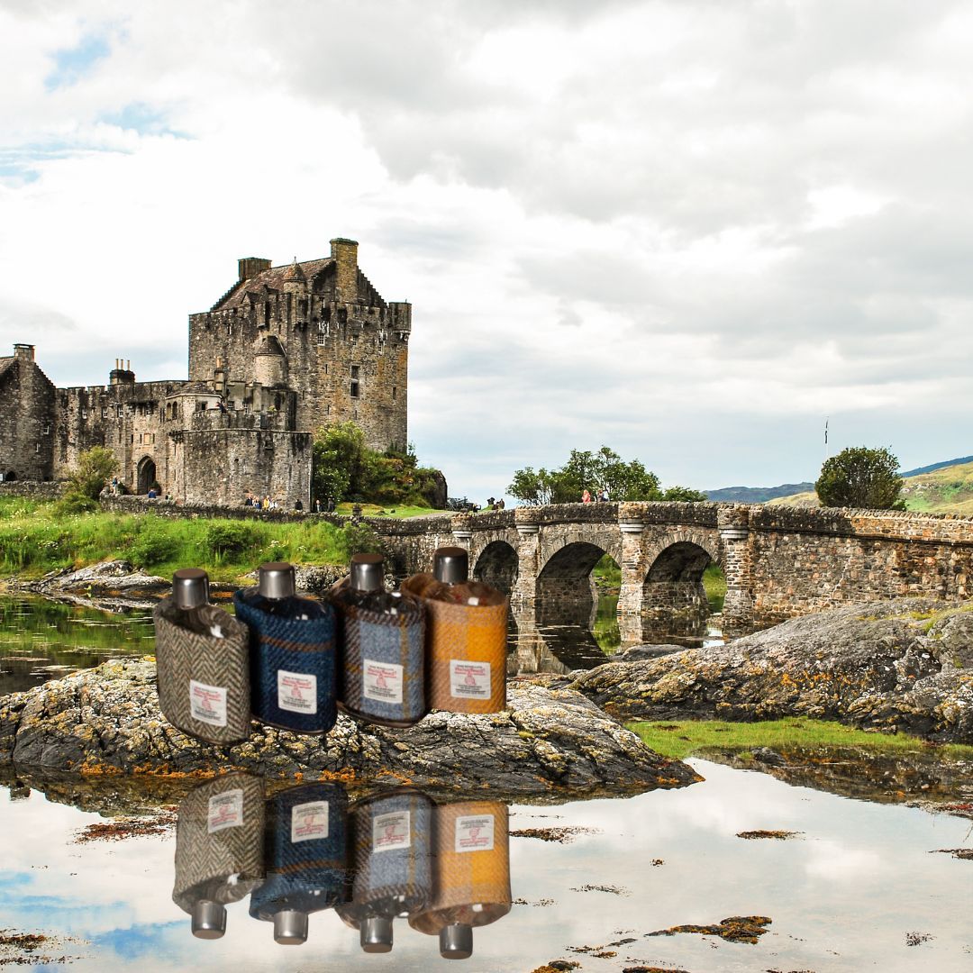 We'd love to take credit for this image, our gorgeous Harris Tweed Hip Flasks in front of one of the most picturesque castles in Scotland. But we can't it was AI !! What do you think of the AI-generated images now popping up all over social media?