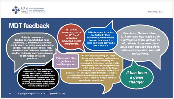 Adding the finishing touches to the impact report/presentation for our recently launched @CwmCare SLT service and feedback from the MDT for the work @sophieowenSLT, @LaurenFaitas and I have done so far is absolutely warming the cockles of my heart 🥰 #mySLTday