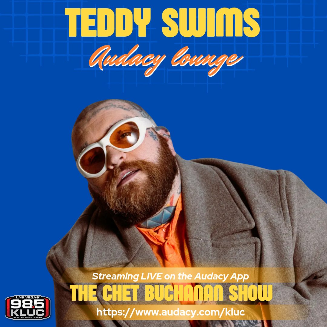 Want to get in to see Teddy Swims in our Audacy Lounge for an intimate & exclusive performance? We have your final passes today & tomorrow with @chetbuchanan! Listen on the free @Audacy app!