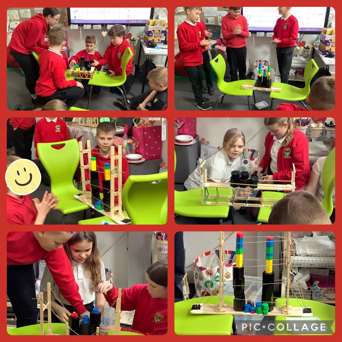 This afternoon we put our engineering skills to the test and put our bridges through their paces to find out how much weight they could hold. I think it’s fair to say that all groups built amazing bridges #ambitiouscapablelearners 🌉👷‍♀️👷@garntegprimary