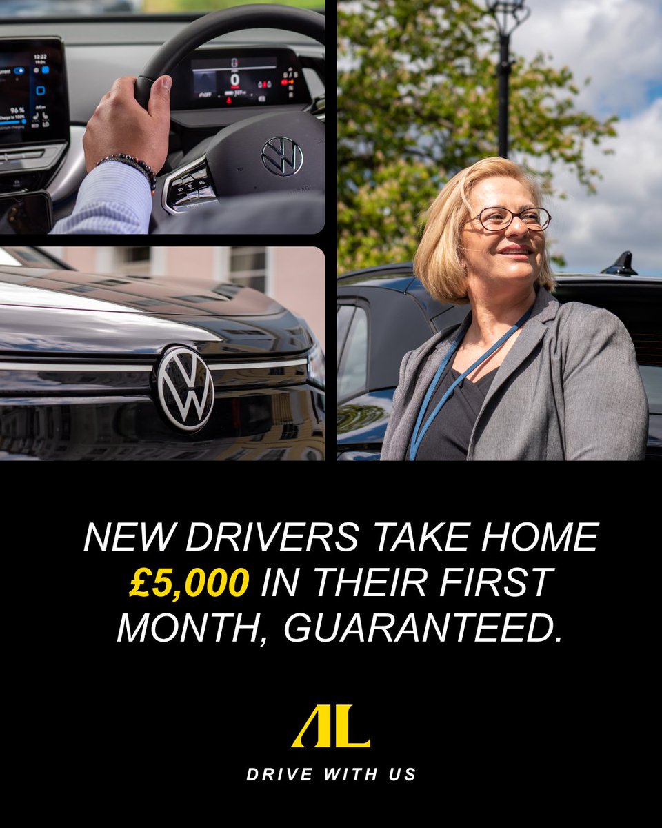 New drivers take home £5000 in their first month 👏🏽 Drivers will receive pension, holiday pay, access to a competitive vehicle rental plan & don’t have to meet the cost of the Congestion Charge or Ultra-Low Emission Zone. Apply to become a driver at addl.ee/3kMRdVh.👨‍✈️
