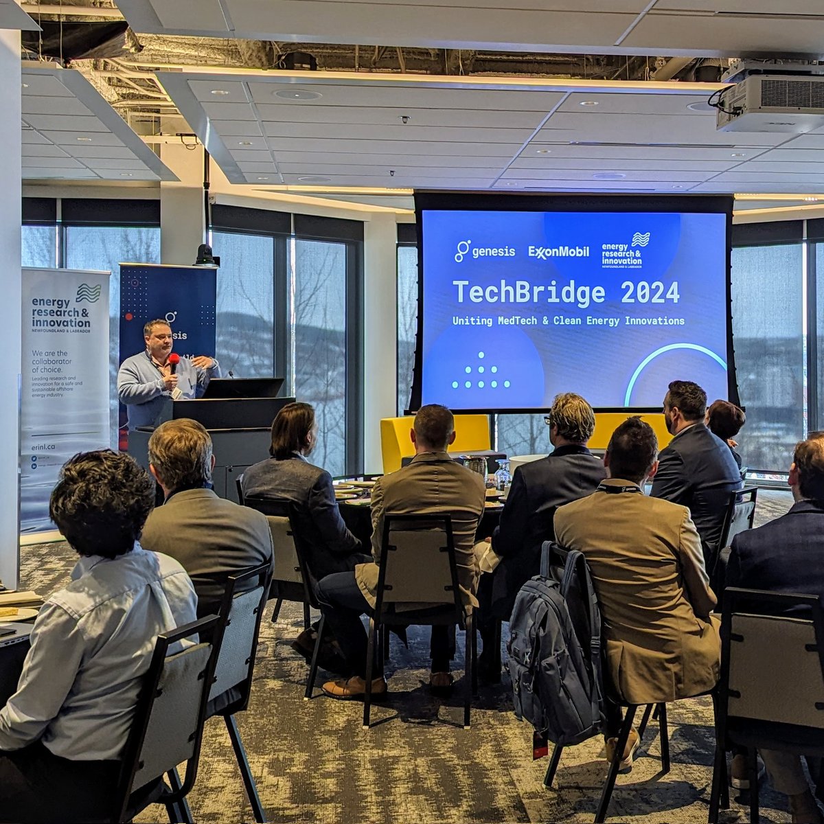 The RIO team is excited to attend @Genesis_Centre @exxonmobil @erinl_ca Tech Bridge 2024 Uniting MedTech & Clean Energy Innovations session today to hear from some of the amazing work happening at Genesis #Innovation