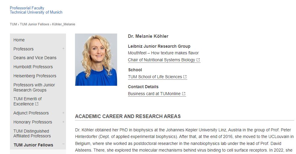 Leibniz-Institut für Lebensmittel-Systembiologie (@leibnizlsb) on Twitter photo 👏Congratulations to Dr. Melanie Köhler, head of the junior research group "Mechanoreceptors" <a href="/LeibnizLSB/">Leibniz-Institut für Lebensmittel-Systembiologie</a>, on being awarded the status of "TUM Junior Fellow"
<a href="/melli_koehler/">Melanie Köhler</a> <a href="/TU_Muenchen/">TU München</a> 👏Congratulations to Dr. Melanie Köhler, head of the junior research group "Mechanoreceptors" <a href="/LeibnizLSB/">Leibniz-Institut für Lebensmittel-Systembiologie</a>, on being awarded the status of "TUM Junior Fellow"
<a href="/melli_koehler/">Melanie Köhler</a> <a href="/TU_Muenchen/">TU München</a>