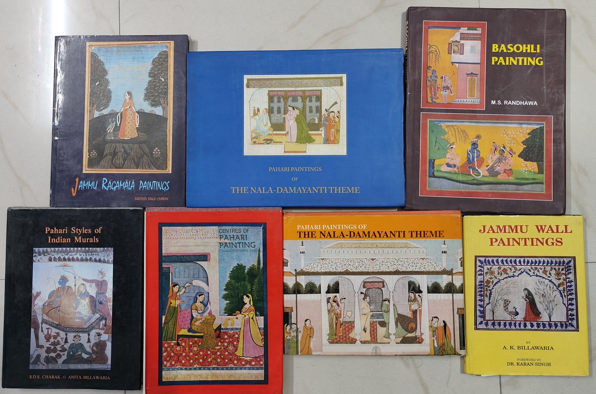 anshch97's tweet photo. My humble collection on Pahari Art of #Jammo &amp; #Himachal....a topic very dear to my heart.🎨

#jambu #cashmere https://t.co/7VUGqne14z