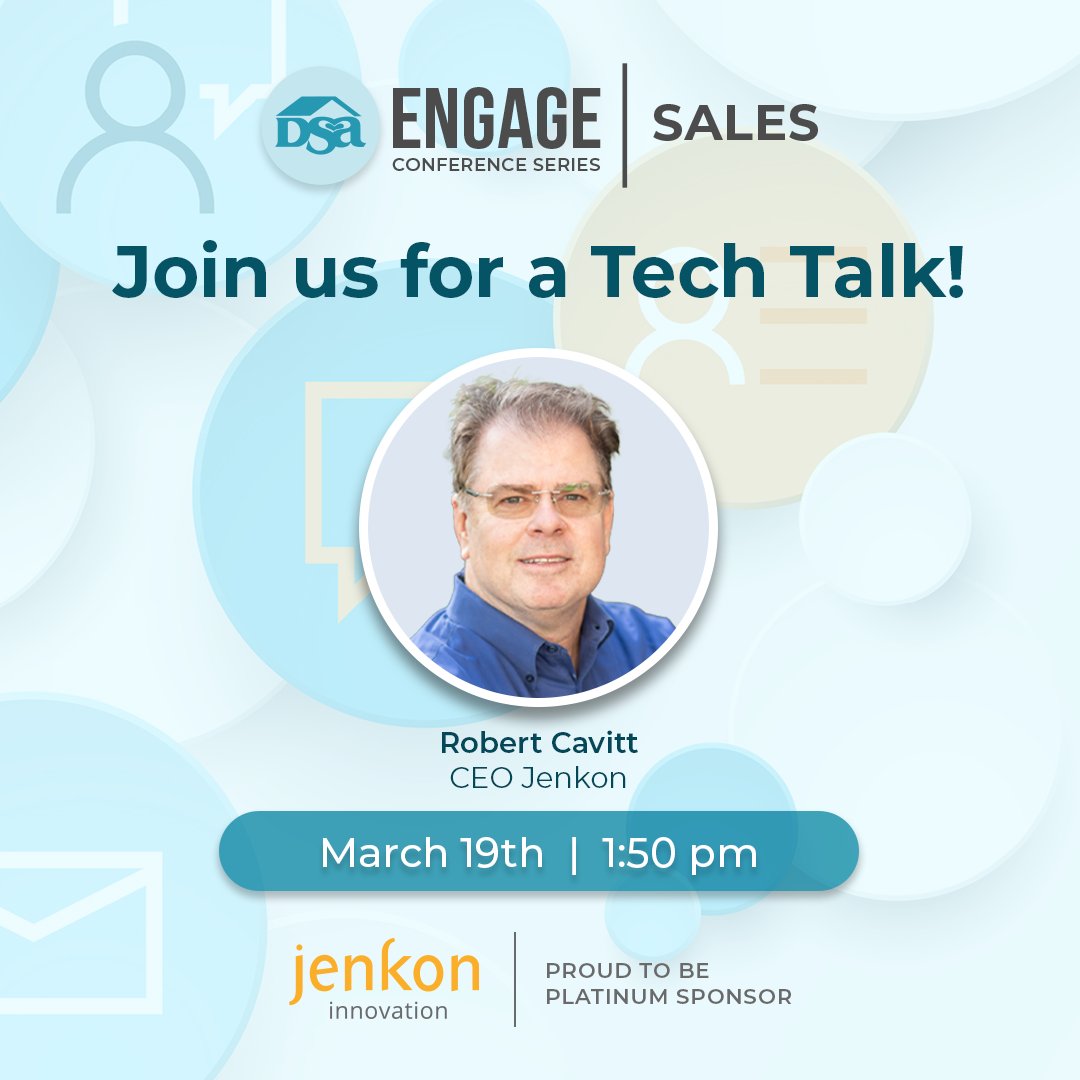 JenkonSoftware's tweet photo. Join Jenkon Software’s CEO, @RobertCavitt, for a tech discussion at the @DSAssn Engage Sales Conference today! See you there!
#DirectSelling #FutureofSales #CustomerCentricity #DSAEngage2024 #JenkonSoftware https://t.co/Ju30nI3CDn