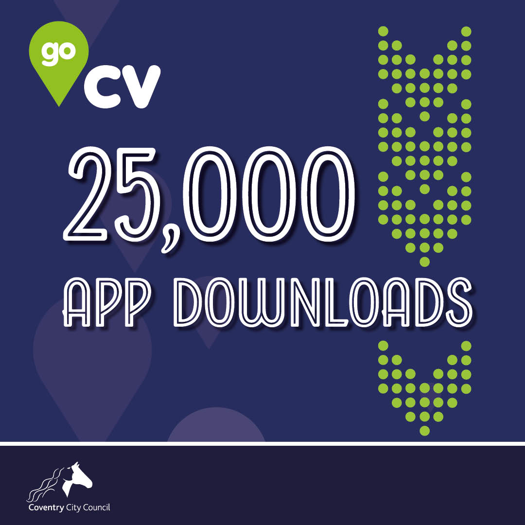 The #GoCV app now has over 25,000 downloads with more than 70 local offers for Coventry residents. The app is free to download on both Apple and Android devices! Download it today➡️ orlo.uk/9xnVX Register for a card orlo.uk/QGVJ5 #GoCV #Coventry