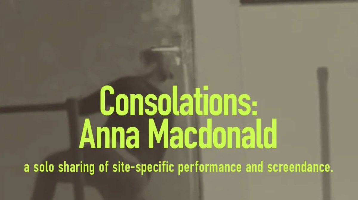 This Friday, join artist Anna Macdonald at the PINK gallery in Stockport for 'Consolations', a solo sharing of her screen work and live dance performance. pink-mcr.com/event-details/…