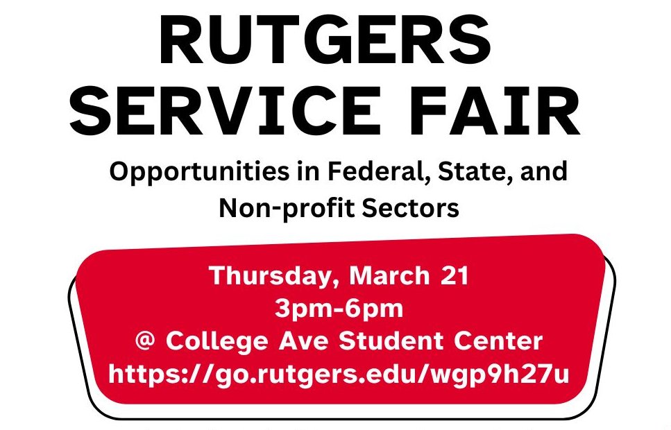 Make a difference &amp; win $$! Attend Rutgers Service Career Fair! military at 2pm, all at 3pm on 3/21!  Govt/Non-Profit jobs + $50 gift card giveaway!  Register Now: go.rutgers.edu/wgp9h27u #rutgerscareers #RUpride
