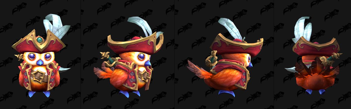 Pepe is joining in the Plunderstorm festivities with his very own new costume--A Tiny Plumed Tricorne! 

#Dragonflight #Warcraft 

wowhead.com/news/new-pirat…