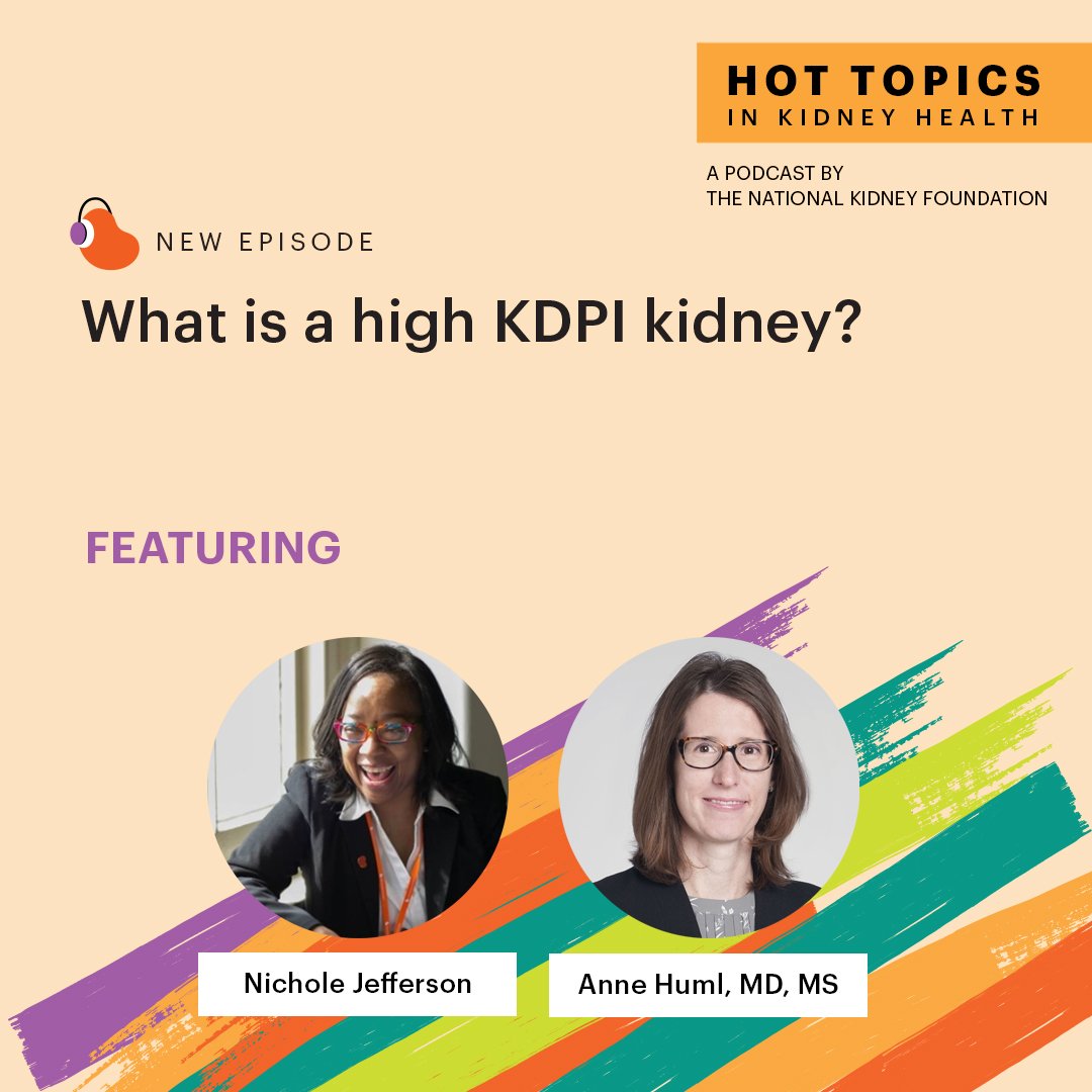 When a kidney from a deceased donor becomes available, it is scored on a system called the Kidney Donor Profile Index (KDPI). How accurate is it at predicting possible transplant survival? On this episode, we speak with experts to get the facts: bit.ly/3thvw0Z