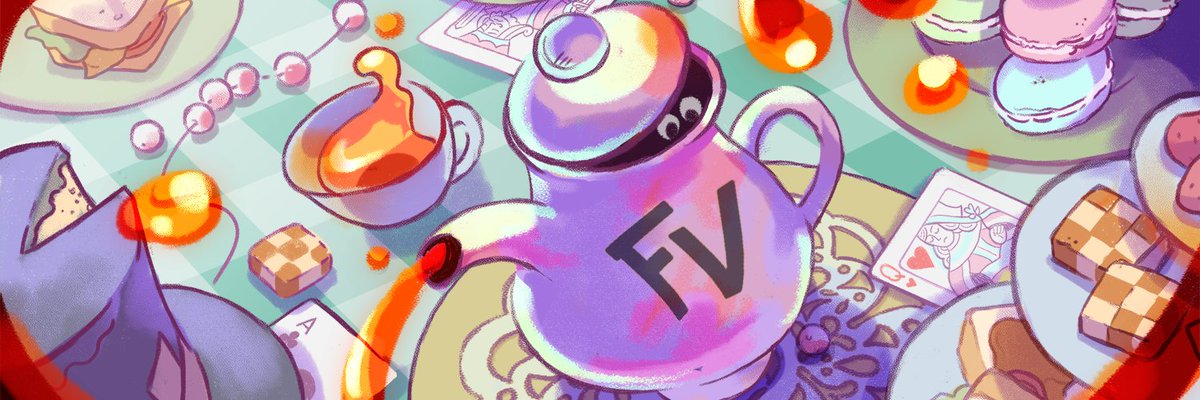 Spring has finally sprung! Welcome the new season with a tea party and a macaron or two. Banner by FableVision lead artist @Paper_Artichoke. #firstdayofspring