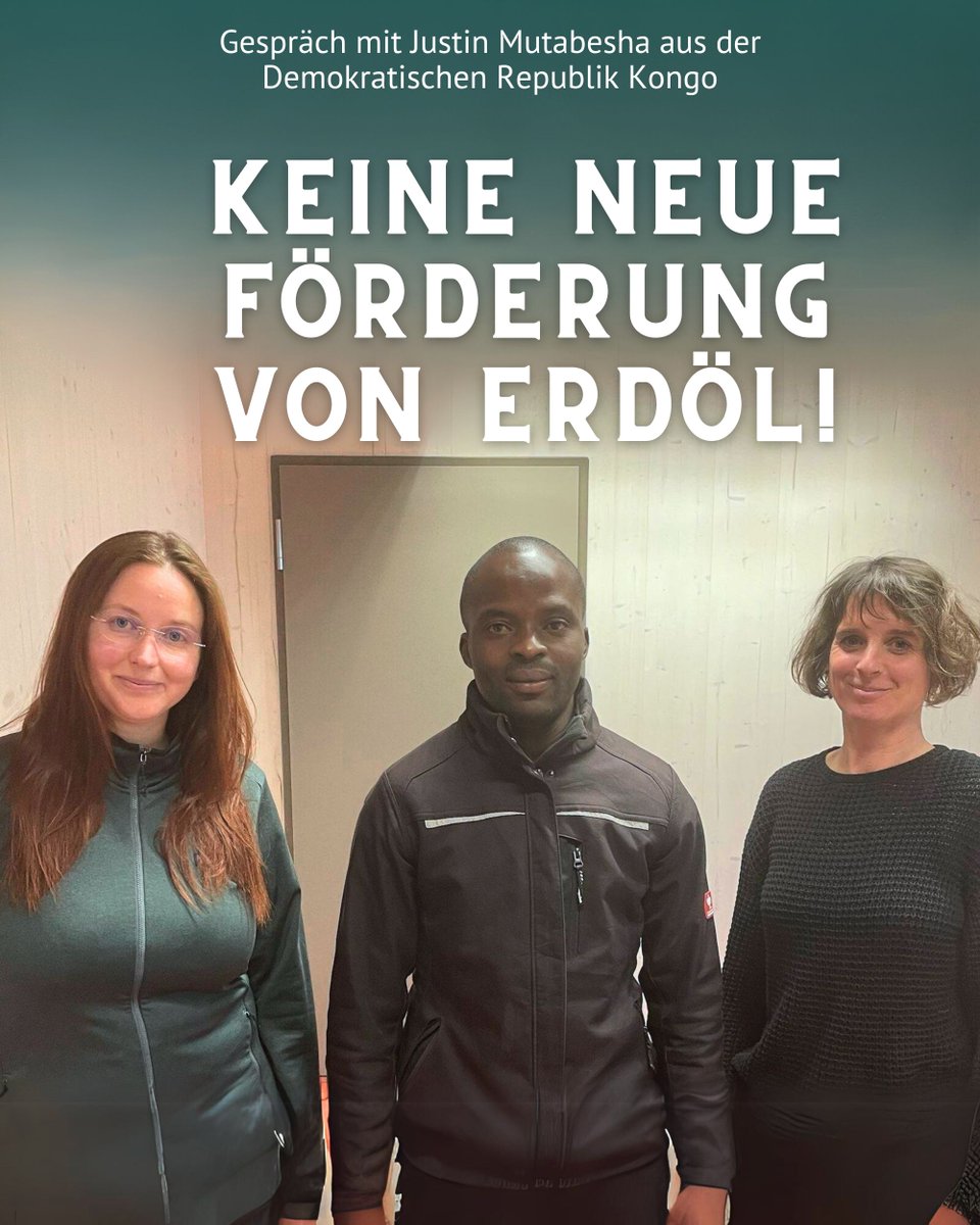 KathrinAnna's tweet image. Gestern habe ich mich mit #JustinMutabesha aus dem #DRK und Gesine Ames von #Misereor getroffen. Justin setzt sich als Umwelt- &amp;amp; Menschenrechtsaktivist gegen Öl- und Gasförderung ein. 

Hintergrund:
Die kongolesische Regierung hatte vergangenes Jahr ...

1/3