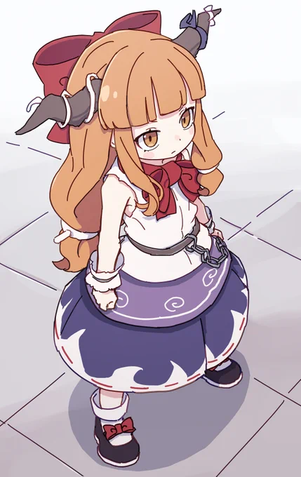 #深夜の真剣お絵描き60分一本勝負 萃香 