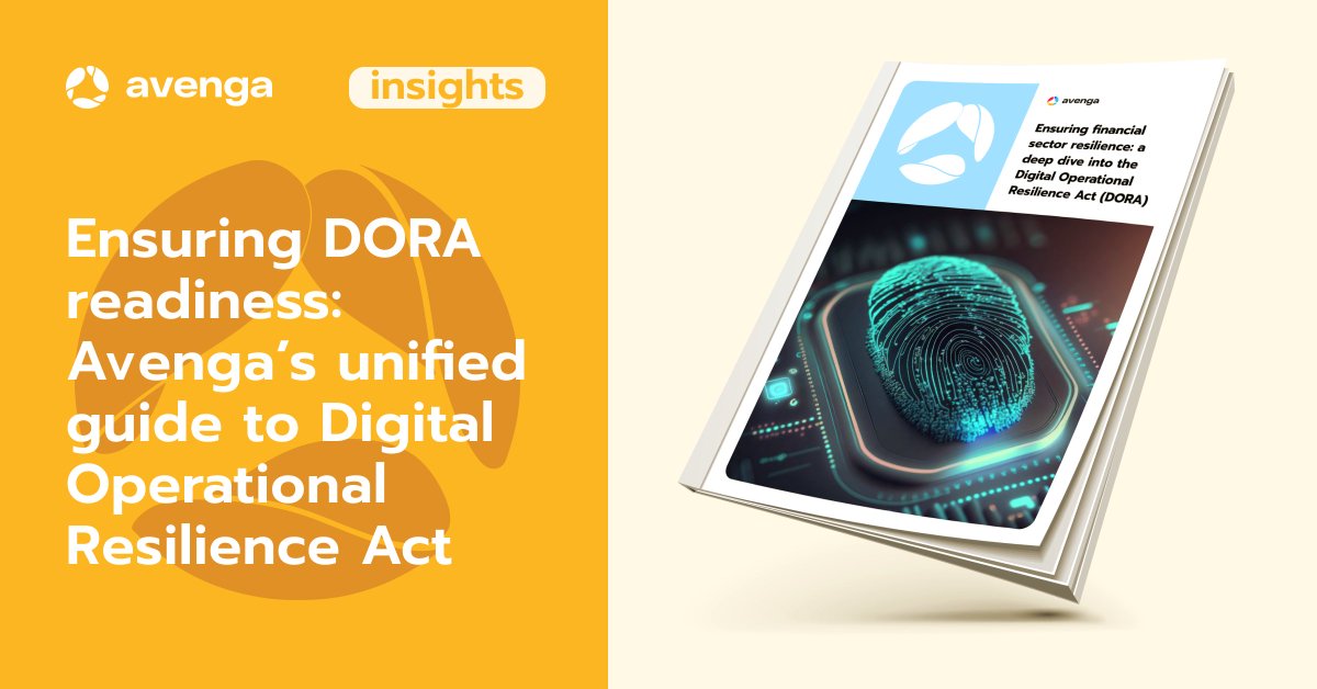 avenga_global's tweet photo. Our latest #whitepaper offers invaluable insights into the main ideas behind the #DORA and its goals. Explore what DORA asks for in managing ICT risks, reporting incidents, testing for resilience, and checking on risks from outside parties

📩 Download: https://t.co/3xWI5R2h4E https://t.co/0SOSXdn1LW