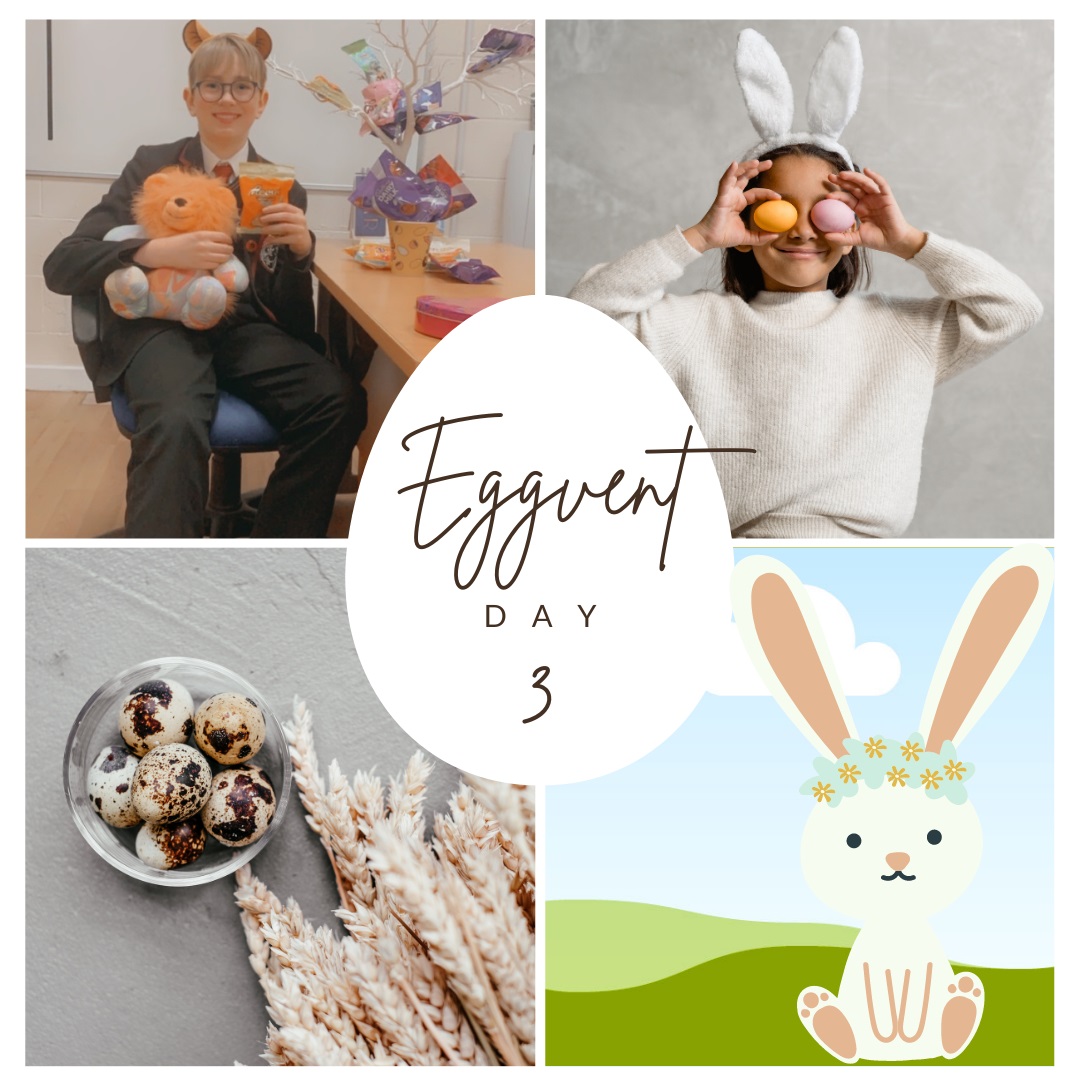 Day 3 of EGGVent at Harper Green School and the incredible Year 8 student Devon S has won the coveted chocolate prize!
#Beinontimeandbegood
#makingtheprideproud
🦁🐣🐰🍫