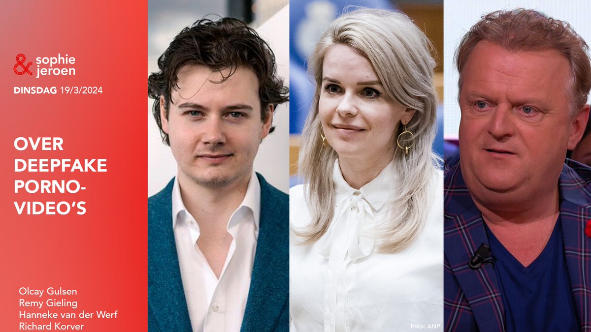 Tientallen bekende Nederlanders en Tweede Kamerleden duiken op in deepfakes, oftewel gemanipuleerde, pornovideo's. Hoe is het als je daarin terecht komt, en vooral: wat doe je eraan? We bespreken het met Olcay Gulsen, advocaat Richard Korver, AI-expert Remy Gieling en Tweede