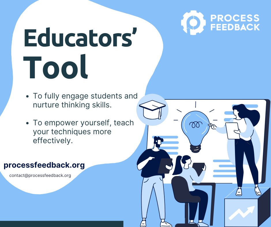 processfeedback's tweet photo. An irresistible tool for educators to fully engage students and nurture thinking skills.
Fast but thorough grading for educators.
#processfeedback #educators #Students https://t.co/5yGWohM4U1