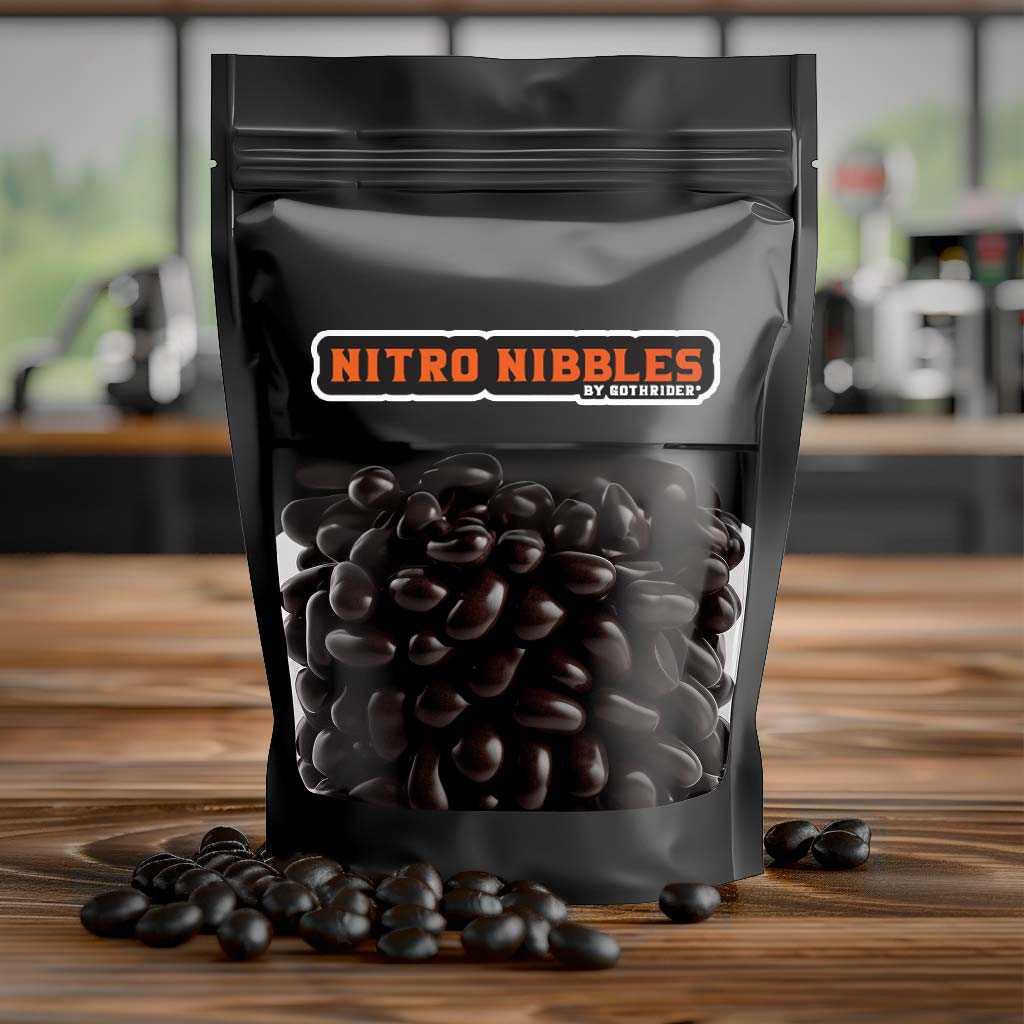 gothrider's tweet photo. Nitro Nibbles by GothRider® are here!
Whether you need an early morning energy boost, an afternoon pick-me-up, or a delightful evening treat, Nitro Nibbles are there to satisfy your needs.
Only 100 bags available for our launch. 
https://t.co/tL4ak7fy5w https://t.co/5WpCTNww2P