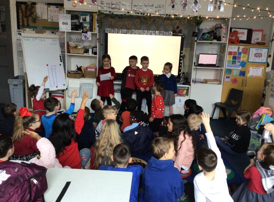 St James Infant School have celebrated Red Nose Day and earned some funds for Comic Relief by wearing red to school and sharing jokes with their classmates.❤