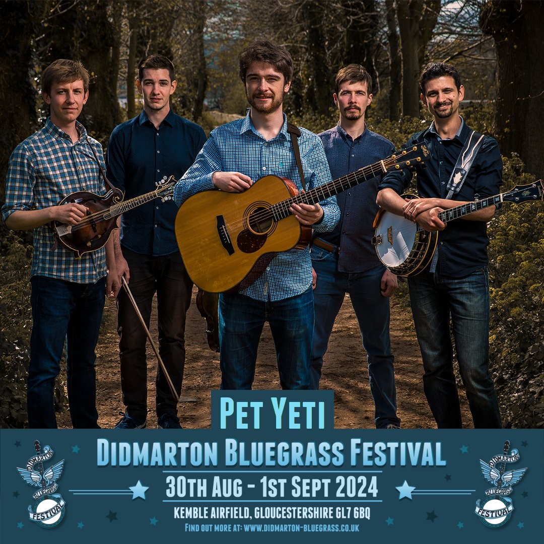 Pet Yeti is certainly more than the sum of it’s parts, an explosive live act not to be missed! High octane solos, lonesome harmonies and trendy footwear. This five-piece band have an impressive list of achievements and awards between them. Read more: didmarton-bluegrass.co.uk/?p=2872