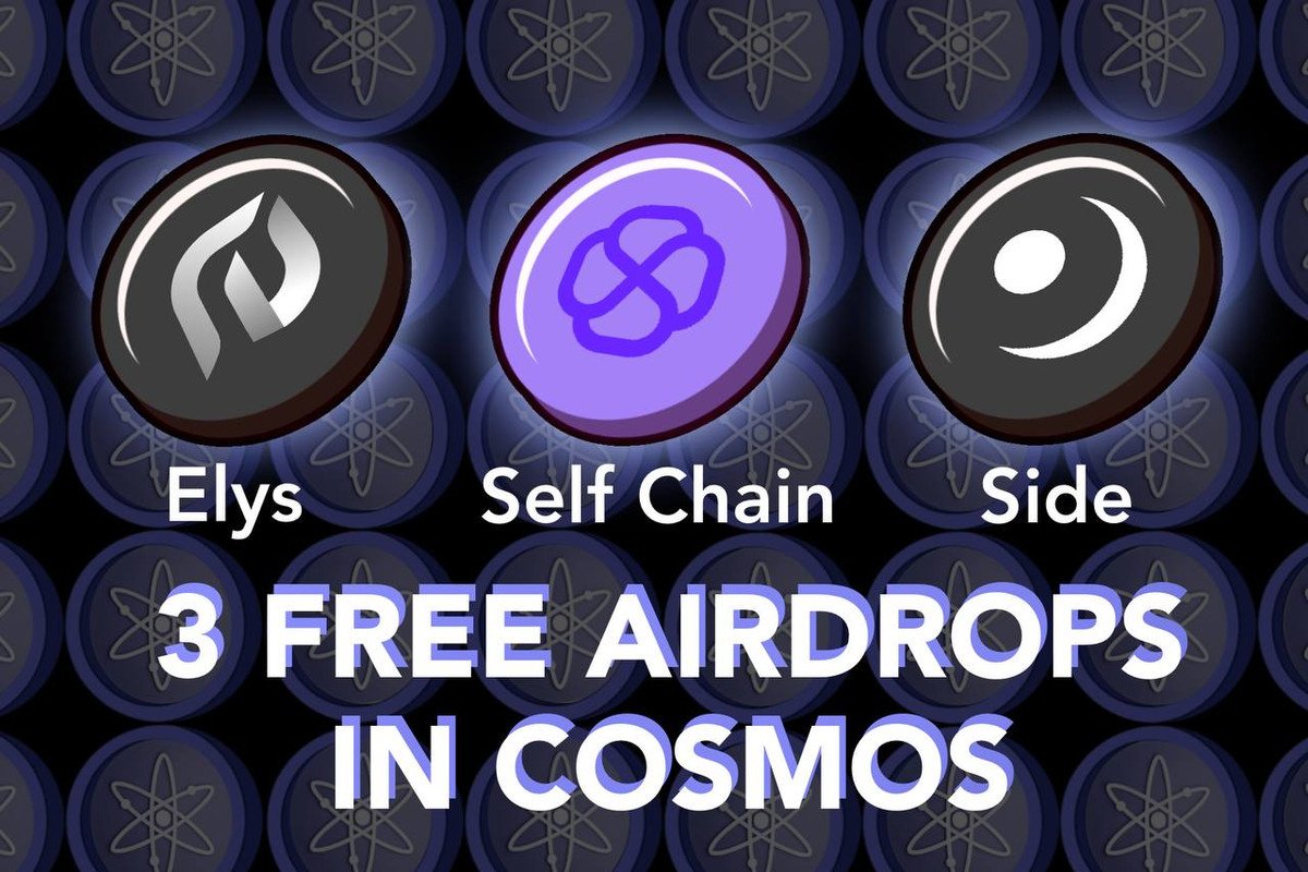 Danny_Crypton's tweet photo. 3 Confmired airdrops in the Cosmos ecosystem that will soon expire.

$ELYS
$SELF
$SIDE

Cost - FREE
Reward - $8,000+

Step-by-step strategy with video guides 👇 https://t.co/QY9iamBqqe