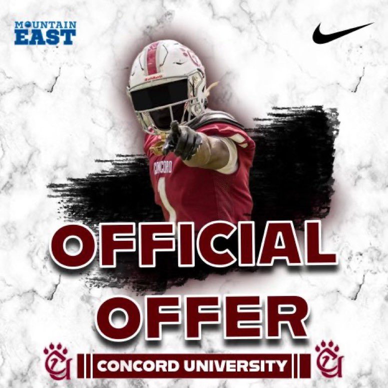 SpruillJahym1's tweet photo. #AGTG blessed to receive a PWO offer from concord university @LHSCoachMoore @Lakewoodhsfb @teheartt5 @CoachMangel https://t.co/SW6gUTMsA5