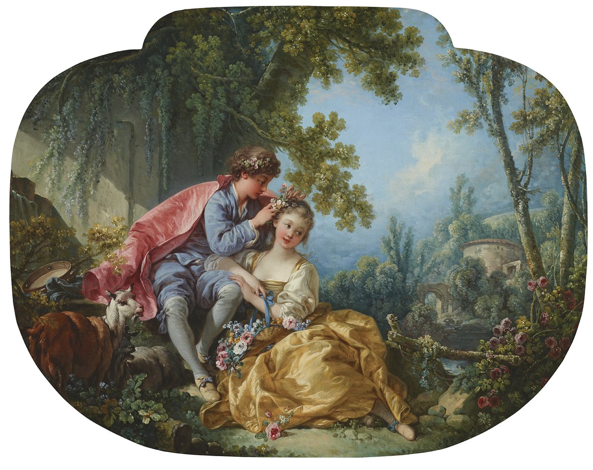 We made it—springtime is here! 💐 — François Boucher (1703–1770), The Four Seasons: Spring, 1755, oil on canvas, The Frick Collection, New York