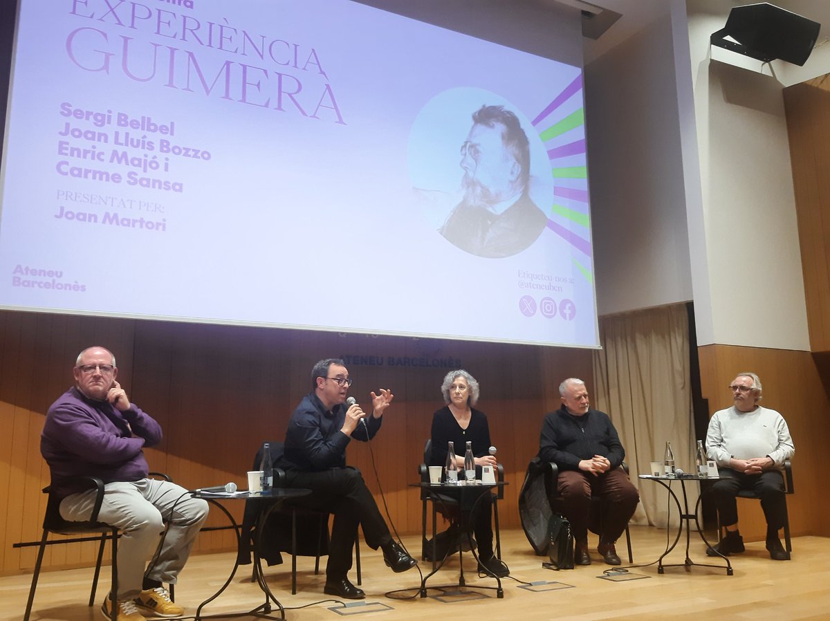 MartaFdezJurjo's tweet image. 18/03 Rememorar Àngel #Guimerà des de l'experiència i els records de quatre grans de l'escena catalana: Sergi Belbel, Carme Sansa, Enric Majó i Joan Lluís Bozzo, conduïts per Joan Martori, estudiós i expert de l'obra del gran dramaturg català. "Experiència Guimerà" a l'#ateneubcn